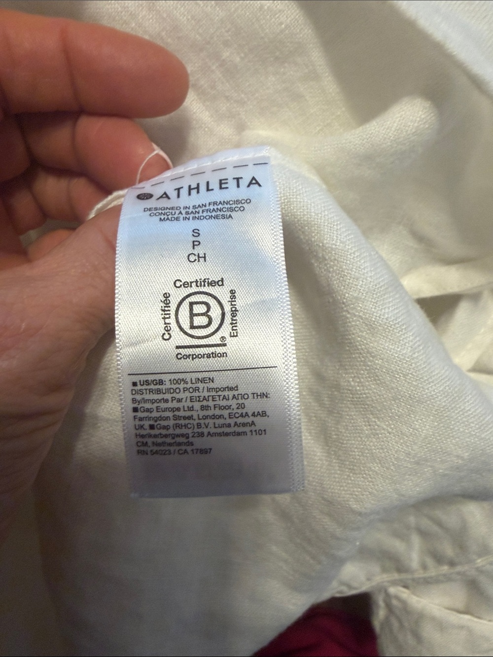 Athleta retreat linen top - Picture 9 of 10